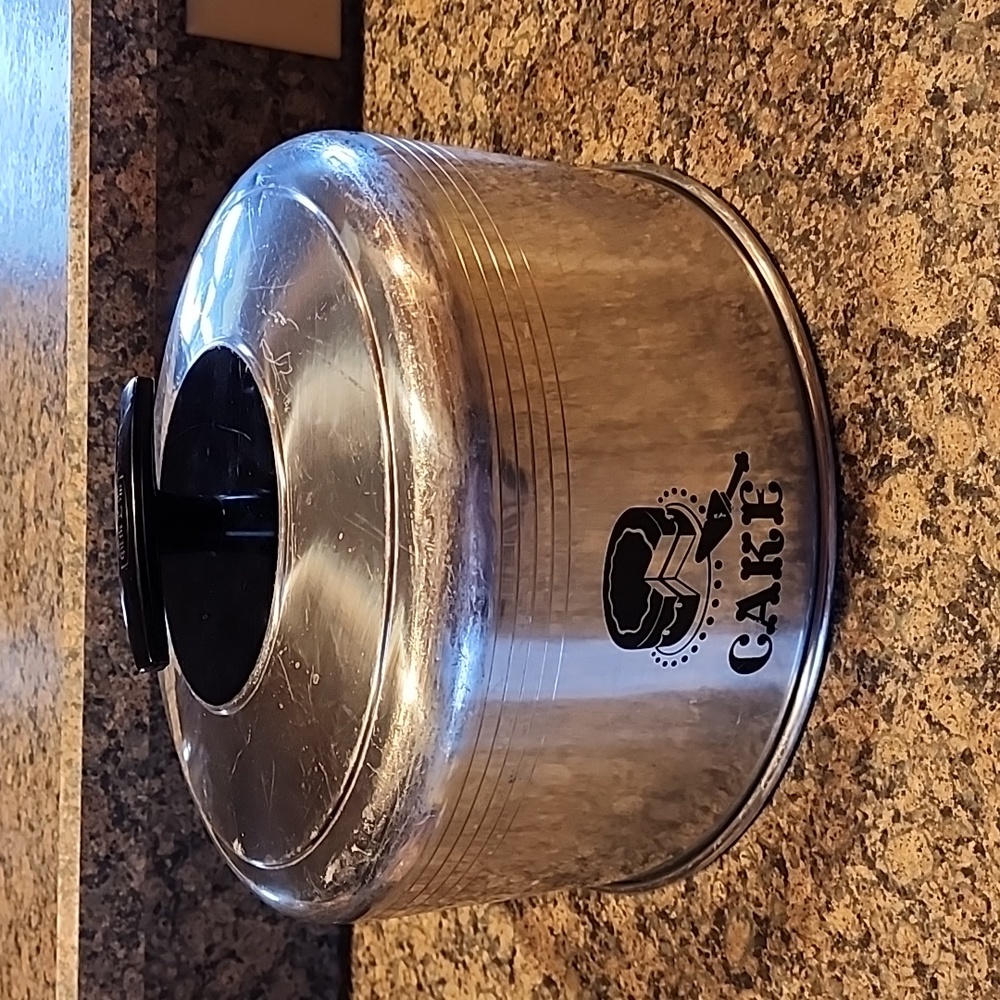 Vintage West Bend 11" Cake Cover, Missing Bottom